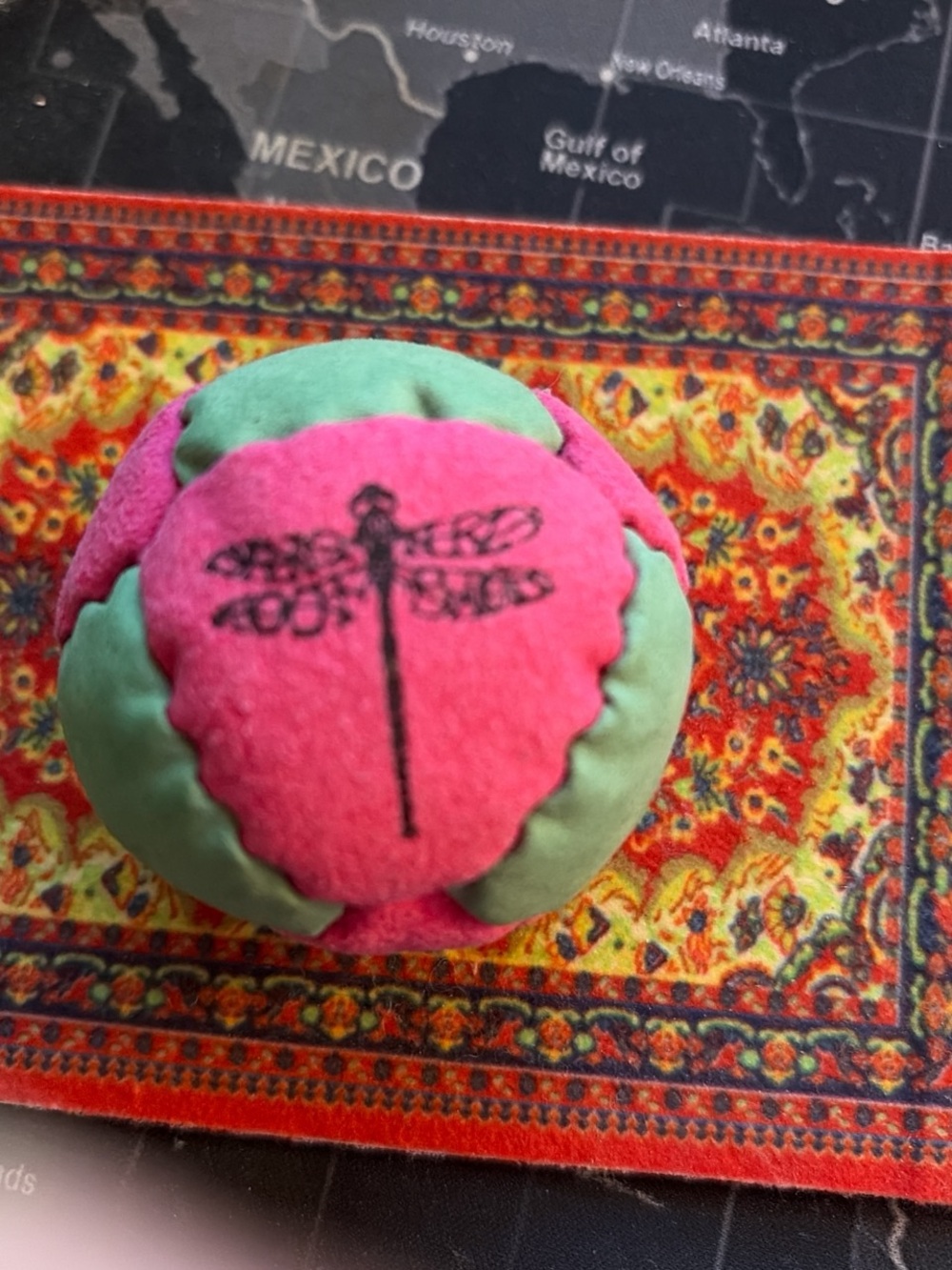 Dragonfly footbag brand new metal filled